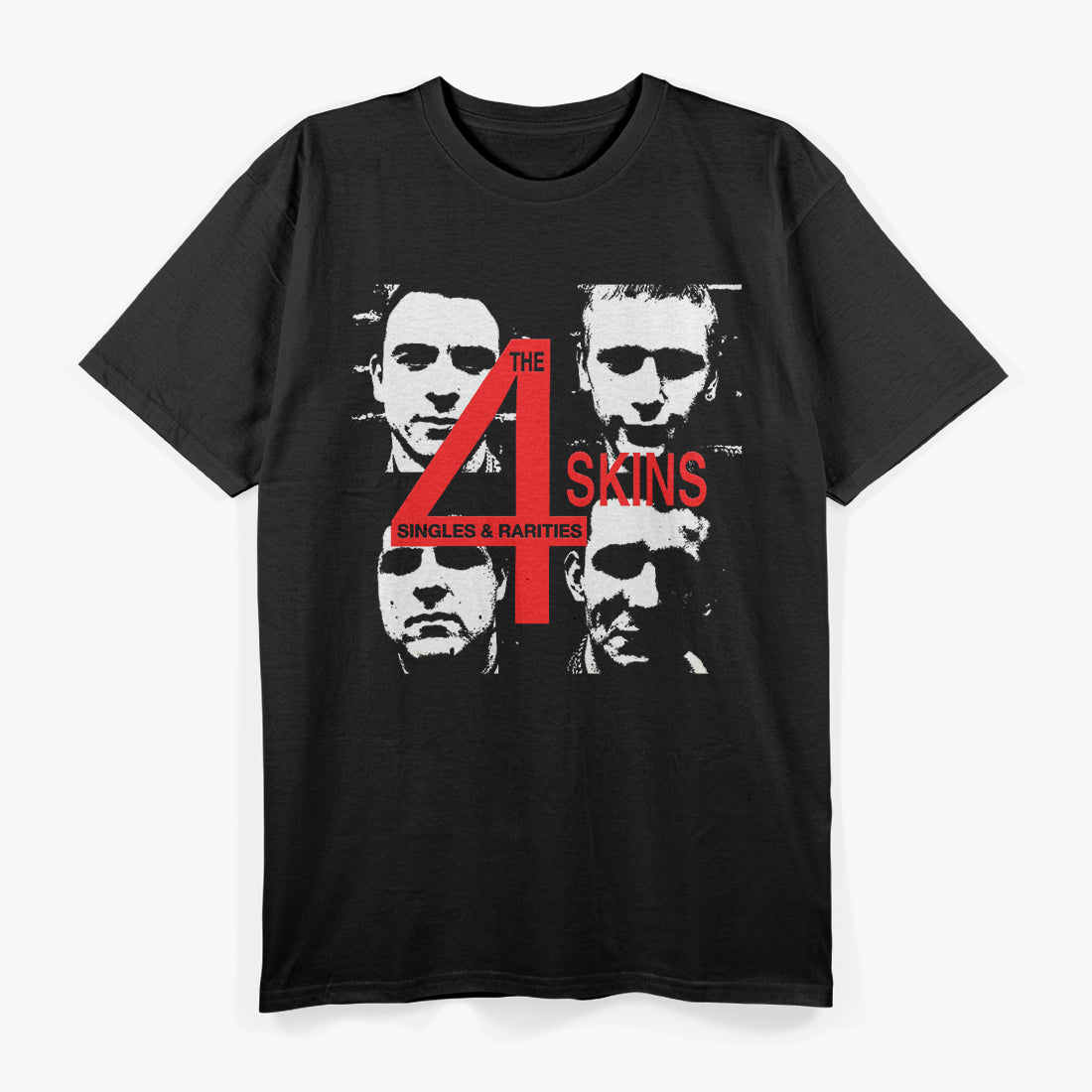 The 4-Skins – Singles and Rarities Punk Rock RZ T-Shirt