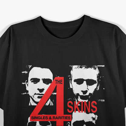 The 4-Skins – Singles and Rarities Punk Rock RZ T-Shirt