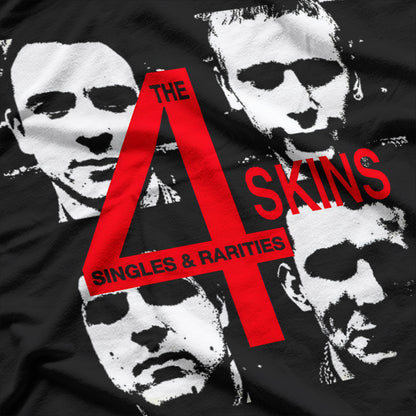 The 4-Skins – Singles and Rarities Punk Rock RZ T-Shirt