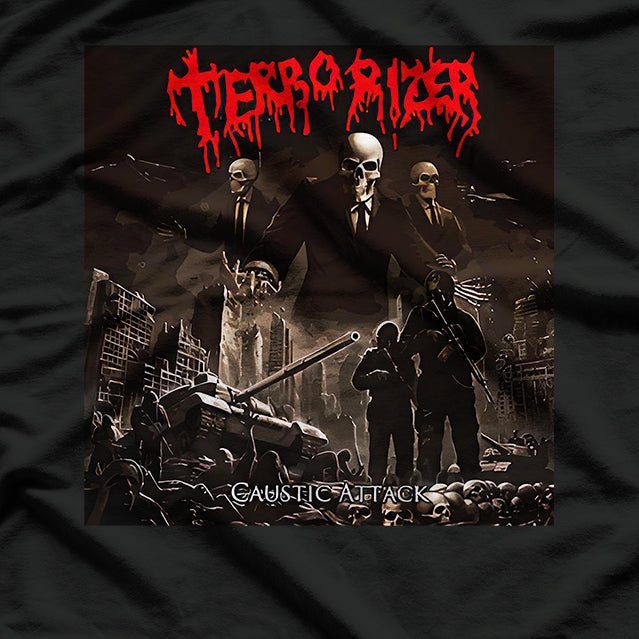 Caustic Attack – Terrorizer Inspired Death Metal Band RZ T-Shirt