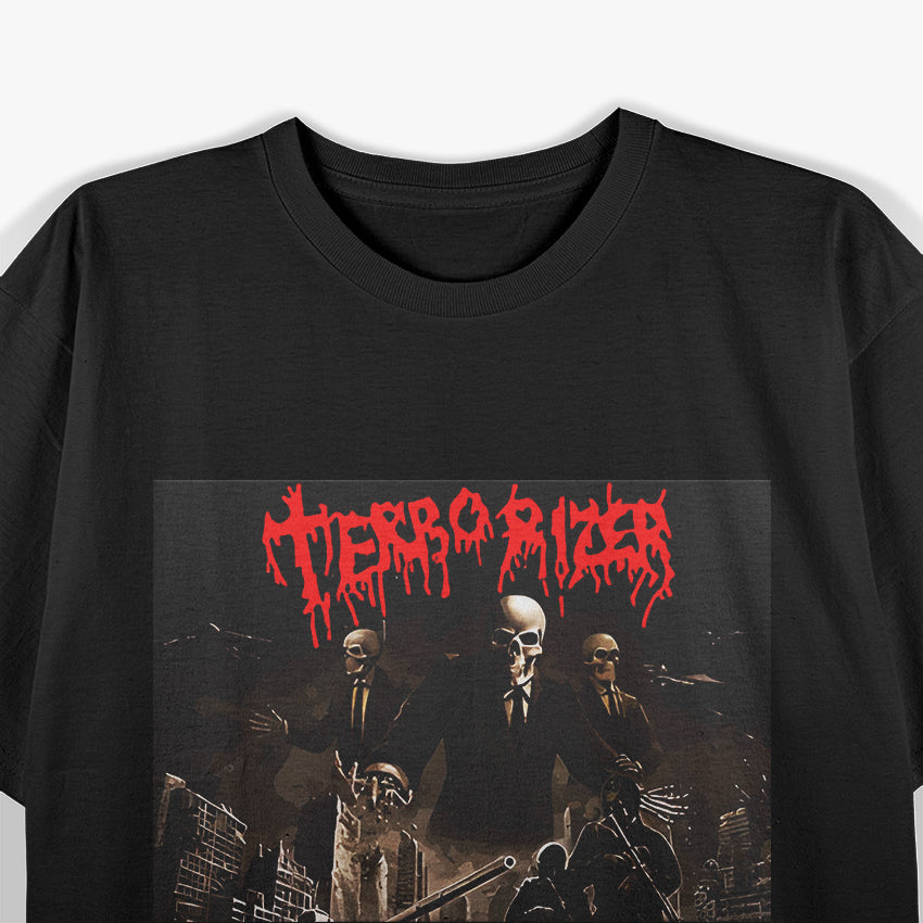 Caustic Attack – Terrorizer Inspired Death Metal Band RZ T-Shirt