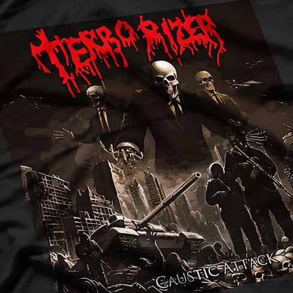 Caustic Attack – Terrorizer Inspired Death Metal Band RZ T-Shirt