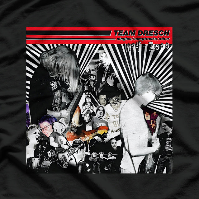 Team Dresch – Singles & Comptracks Punk Album RZ T-Shirt