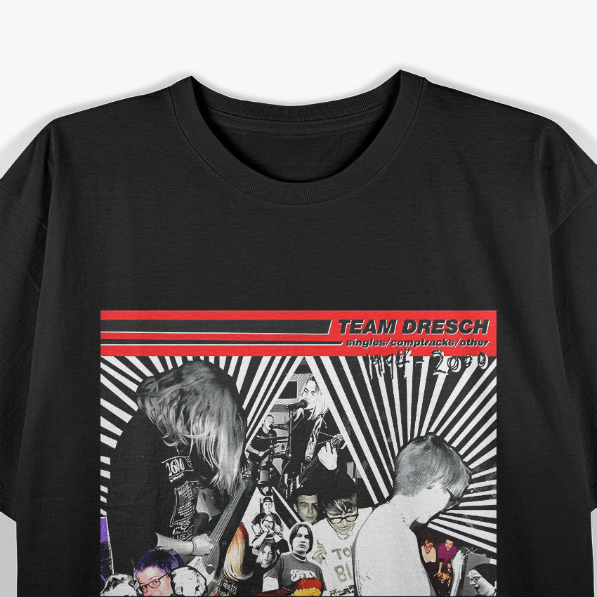 Team Dresch – Singles & Comptracks Punk Album RZ T-Shirt