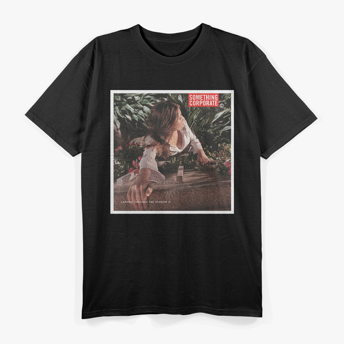 Leaving Through the Window – Something Corporate Album Merch RZ T-Shirt
