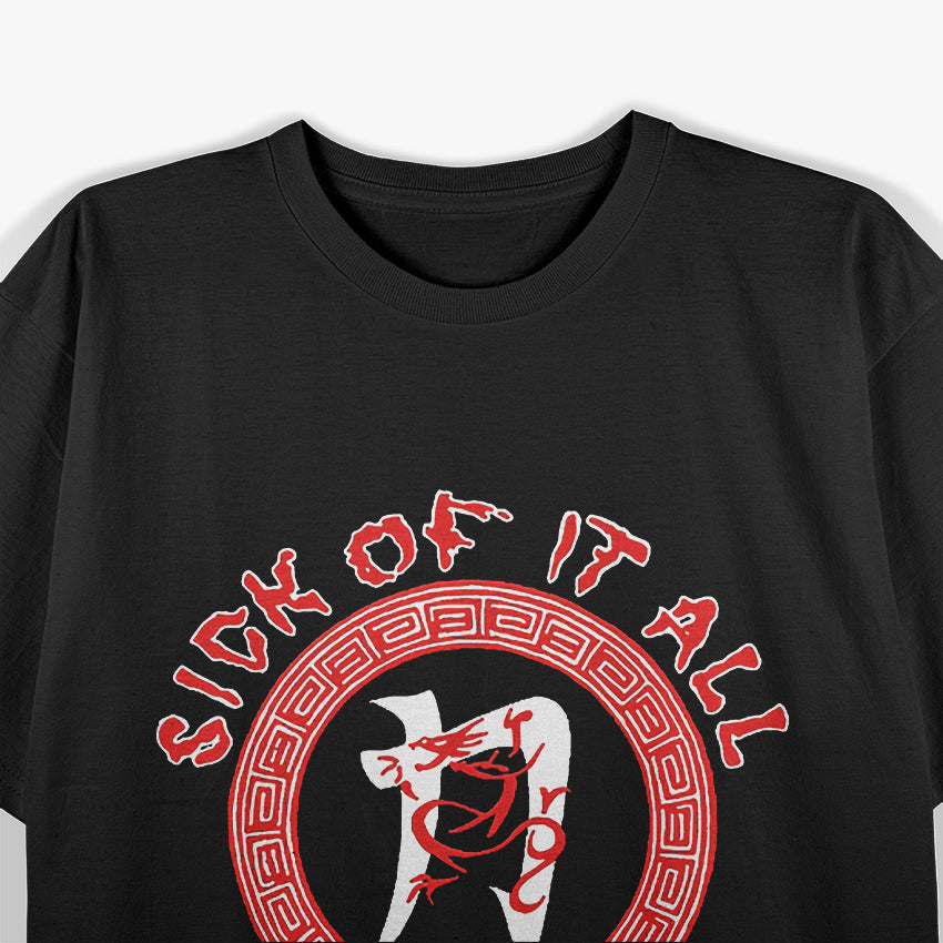 Sick of It All – We Stand Alone Hardcore Punk Album RZ T-Shirt