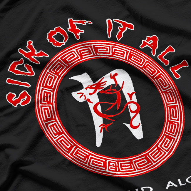 Sick of It All – We Stand Alone Hardcore Punk Album RZ T-Shirt