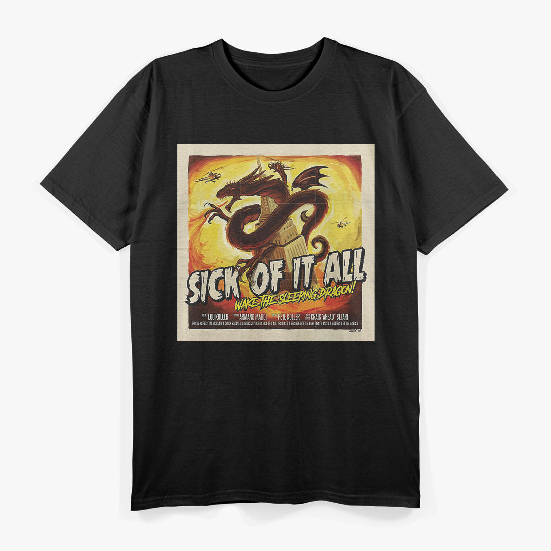 Wake the Sleeping Dragon – Punk Rock Album RZ T-Shirt