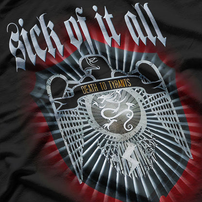 Sick of It All – Death to Tyrants Hardcore Punk Album RZ T-Shirt