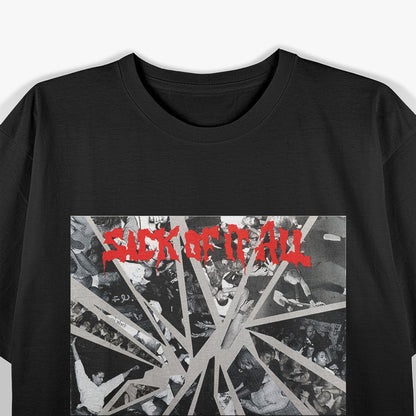 Blood, Sweat and No Tears – Hardcore Punk Graphic Design RZ T-Shirt