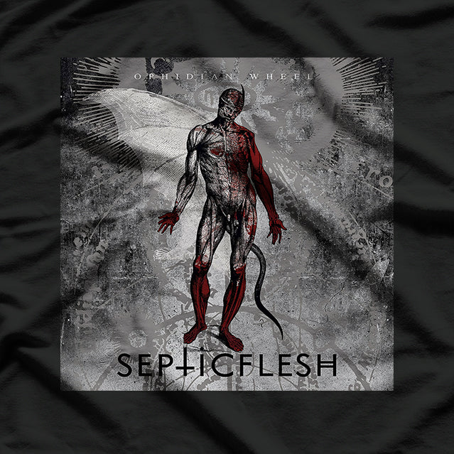 Ophidian Wheel – Classic Death Metal Album Artwork RZ T-Shirt