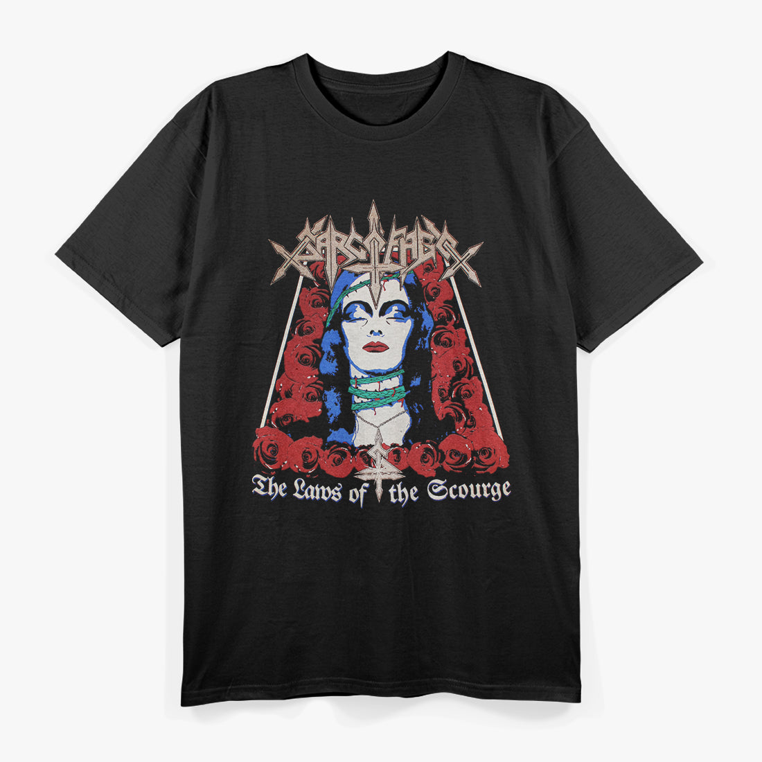 The Laws of Scourge – Vintage Metal Album Graphic RZ T-Shirt