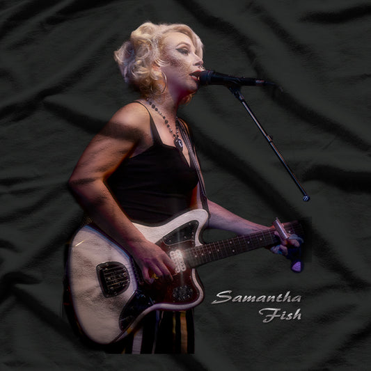 Guitar Blues Icon – Vintage Retro Musician Graphic RZ T-Shirt