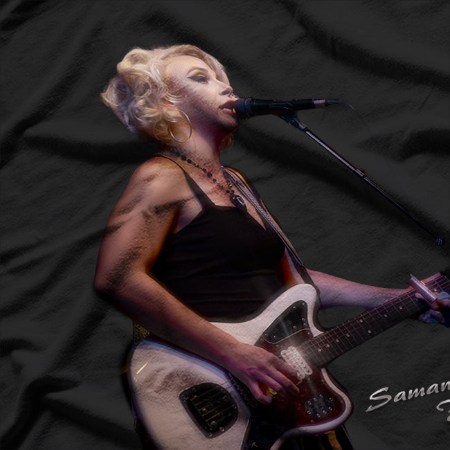 Guitar Blues Icon – Vintage Retro Musician Graphic RZ T-Shirt