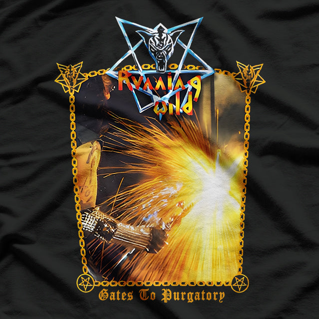 Gates to Purgatory – German Speed Metal Retro RZ T-Shirt
