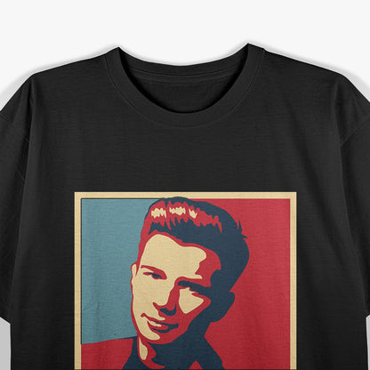 English Pop Icon – Vintage Retro Singer Graphic Art RZ T-Shirt