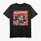 2000s Hip Hop Vibes – Retro Rap Album Artwork RZ T-Shirt