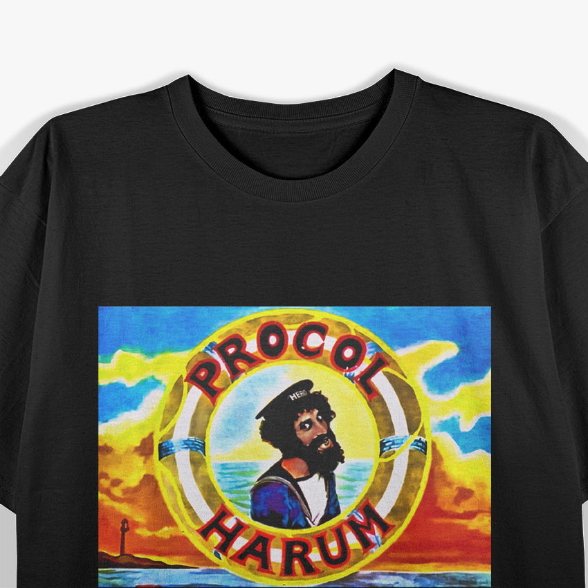 English Prog Rock – Retro Salty Dog Album Artwork RZ T-Shirt