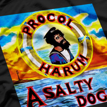 English Prog Rock – Retro Salty Dog Album Artwork RZ T-Shirt