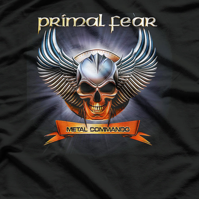 German Heavy Metal – Retro Album Commando Artwork RZ T-Shirt