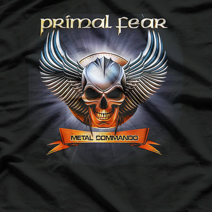 German Heavy Metal – Retro Album Commando Artwork RZ T-Shirt