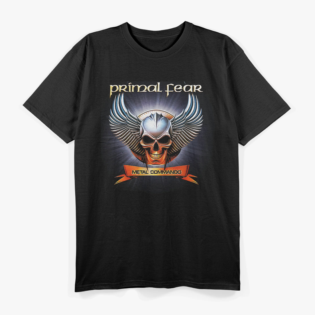 German Heavy Metal – Retro Album Commando Artwork RZ T-Shirt