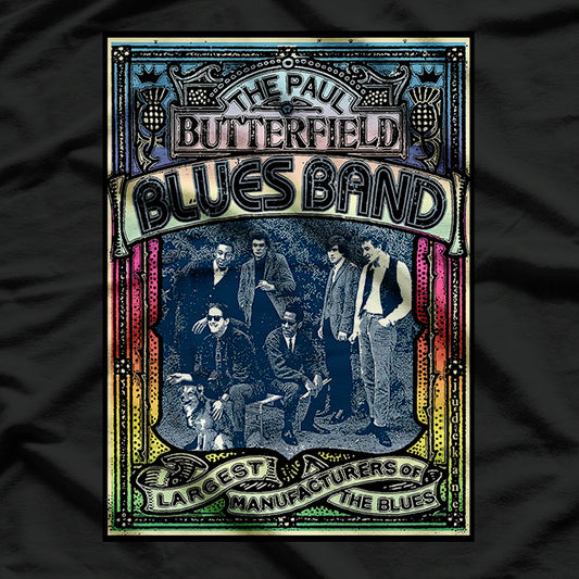 Vintage Blues Rock – Classic Band Member Graphic RZ T-Shirt