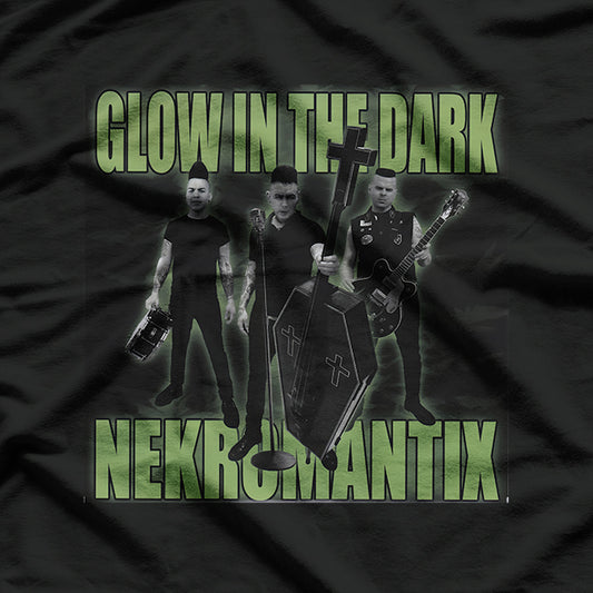 Psychobilly Glow Retro Graphic – Dark Rockabilly Inspired Art RZ T-Shirt