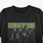 Psychobilly Glow Retro Graphic – Dark Rockabilly Inspired Art RZ T-Shirt