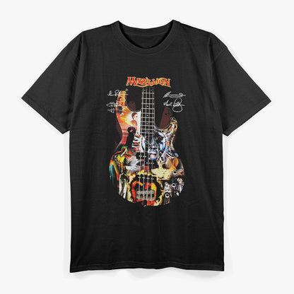 Marillion – English Prog Rock Band Guitar Signature Vintage RZ T-Shirt