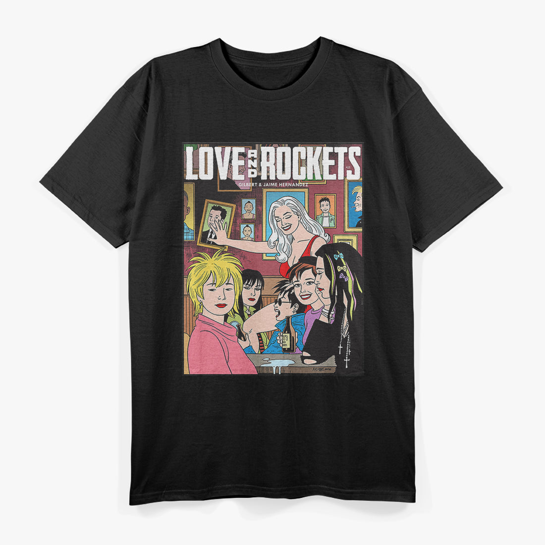 Love and Rockets – English Alternative Rock Poster Style RZ T-Shirt