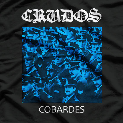 Los Crudos – Cobardes American Hardcore Punk Album Retro Art RZ T-Shirt