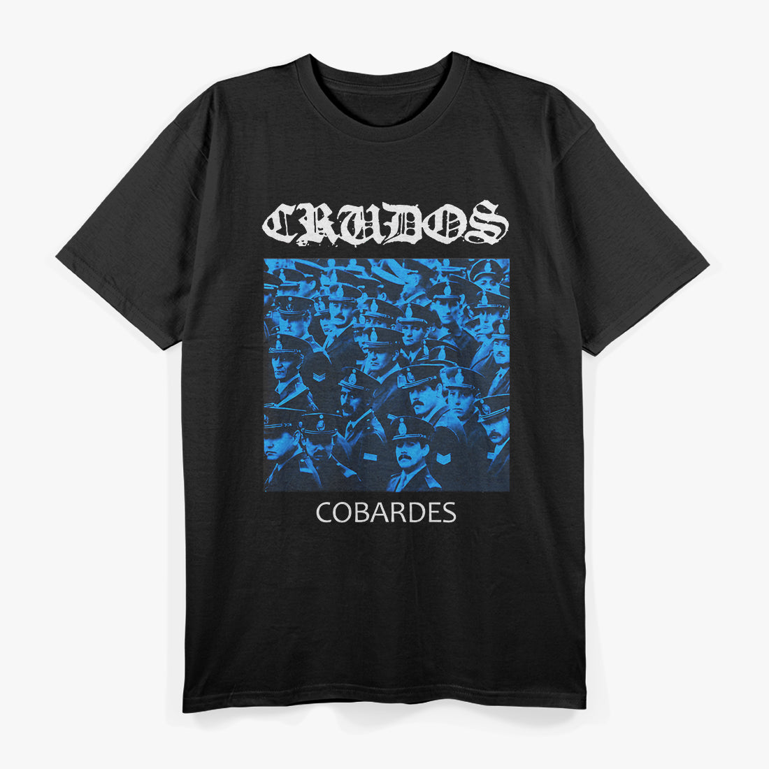 Los Crudos – Cobardes American Hardcore Punk Album Retro Art RZ T-Shirt
