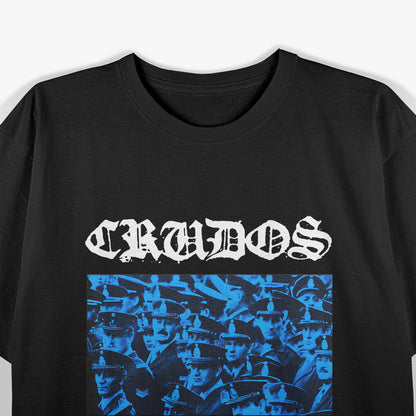 Los Crudos – Cobardes American Hardcore Punk Album Retro Art RZ T-Shirt