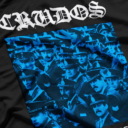 Los Crudos – Cobardes American Hardcore Punk Album Retro Art RZ T-Shirt