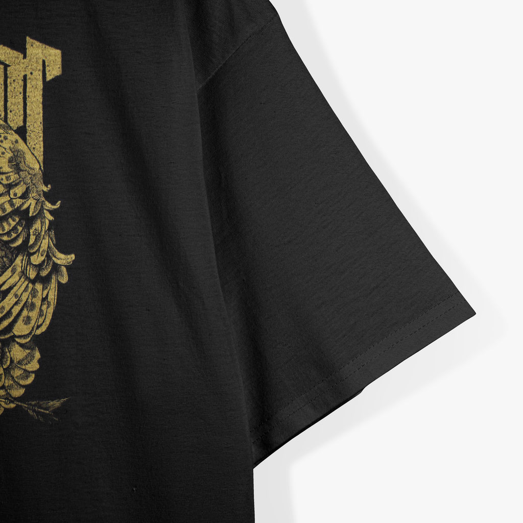 Kvelertak Norwegian Metal Owl – Viking Rock Retro Graphic RZ T-Shirt