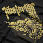 Kvelertak Norwegian Metal Owl – Viking Rock Retro Graphic RZ T-Shirt
