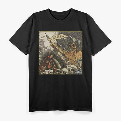 Kinghorse Vintage Thrash Metal – Heavy Music Graphic RZ T-Shirt