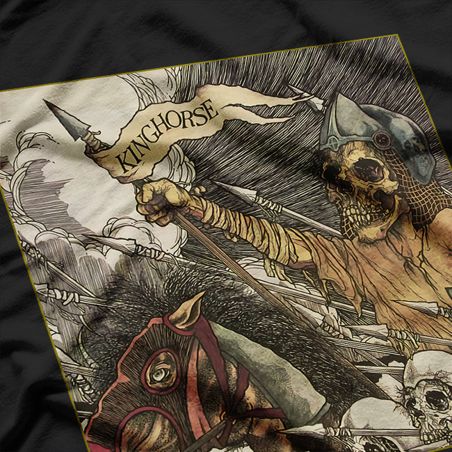 Kinghorse Vintage Thrash Metal – Heavy Music Graphic RZ T-Shirt