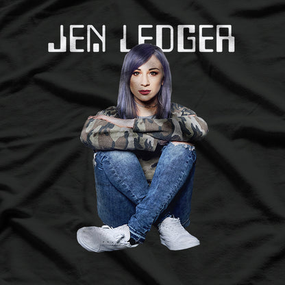 Jen Ledger – Retro Musician Graphic RZ T-Shirt