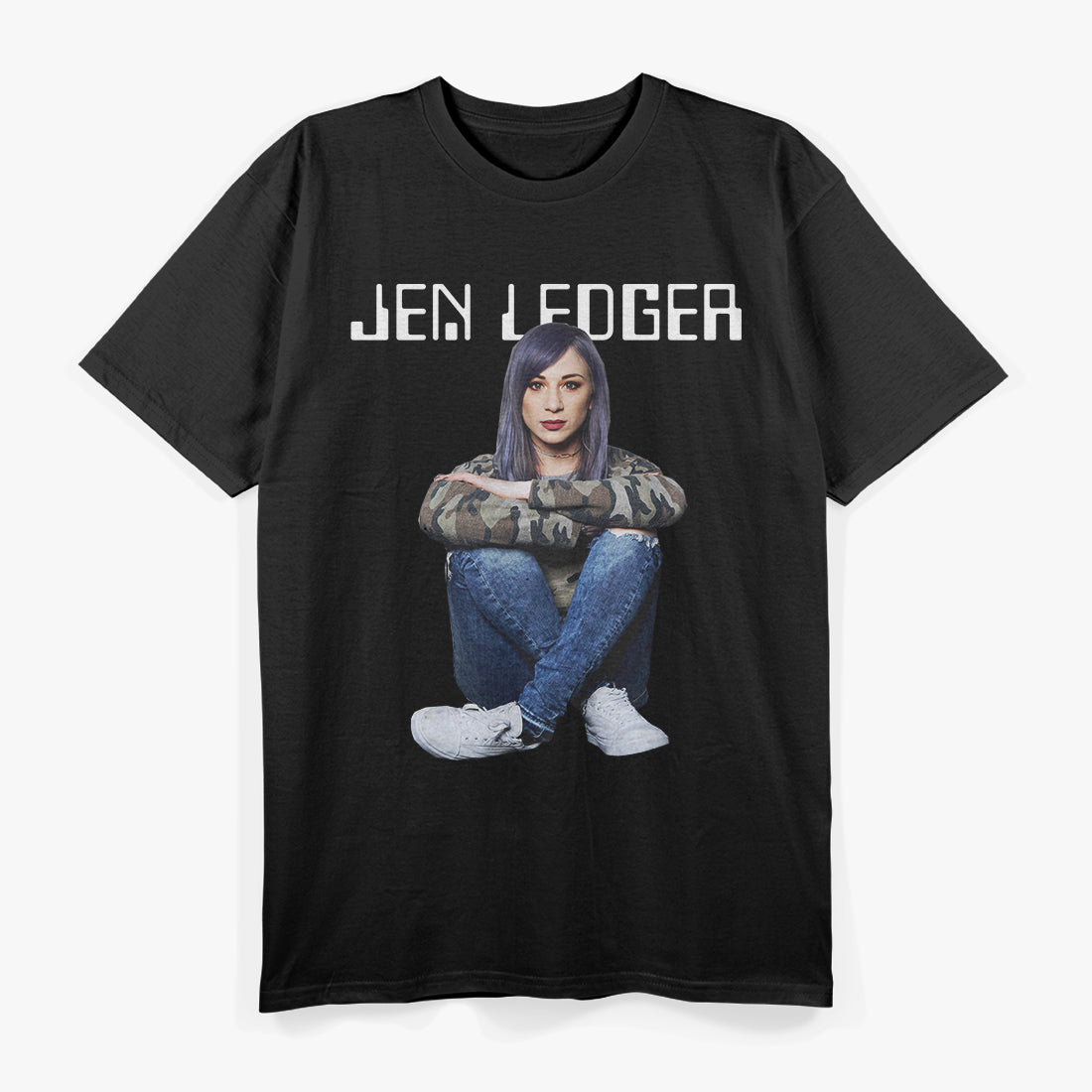 Jen Ledger – Retro Musician Graphic RZ T-Shirt