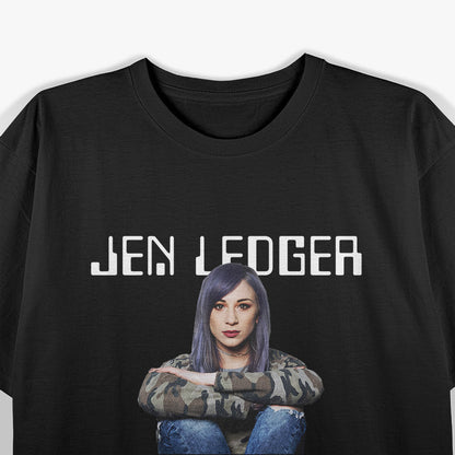 Jen Ledger – Retro Musician Graphic RZ T-Shirt