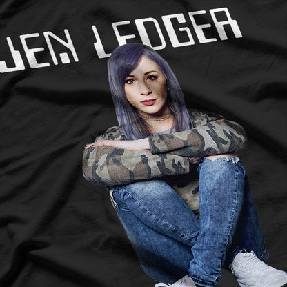 Jen Ledger – Retro Musician Graphic RZ T-Shirt
