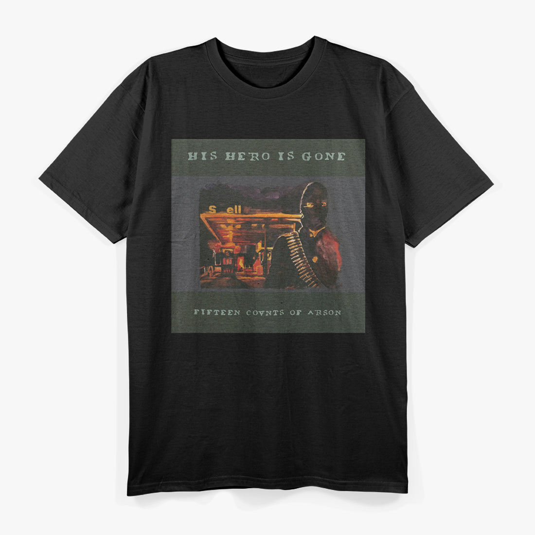 His Hero Is Gone Inspired – Punk Band Style RZ T-Shirt