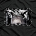 Dark Fantasy Black Metal Face Art Print Art T-Shirt