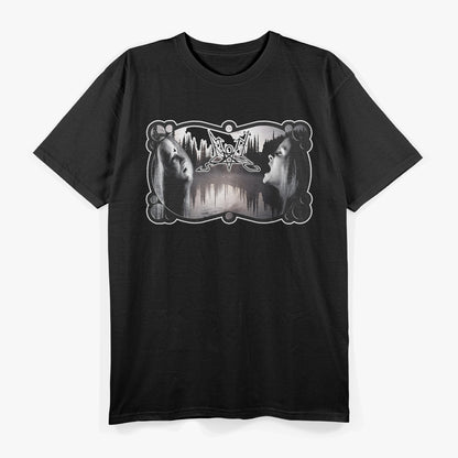 Dark Fantasy Black Metal Face Art Print Art T-Shirt
