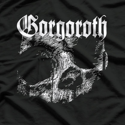 Gorgoroth Inspired – Retro Black Metal Album Style RZ T-Shirt