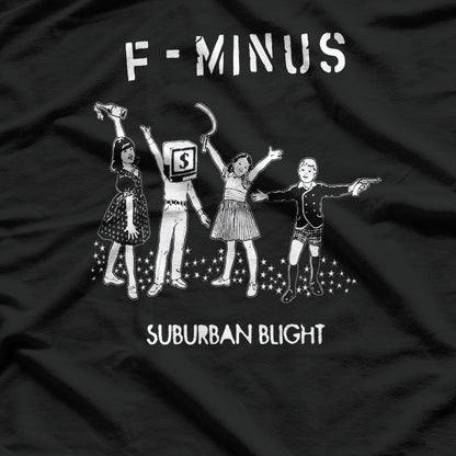 F-Minus – Suburban Punk Retro Vintage Band RZ T-Shirt