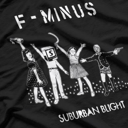 F-Minus – Suburban Punk Retro Vintage Band RZ T-Shirt