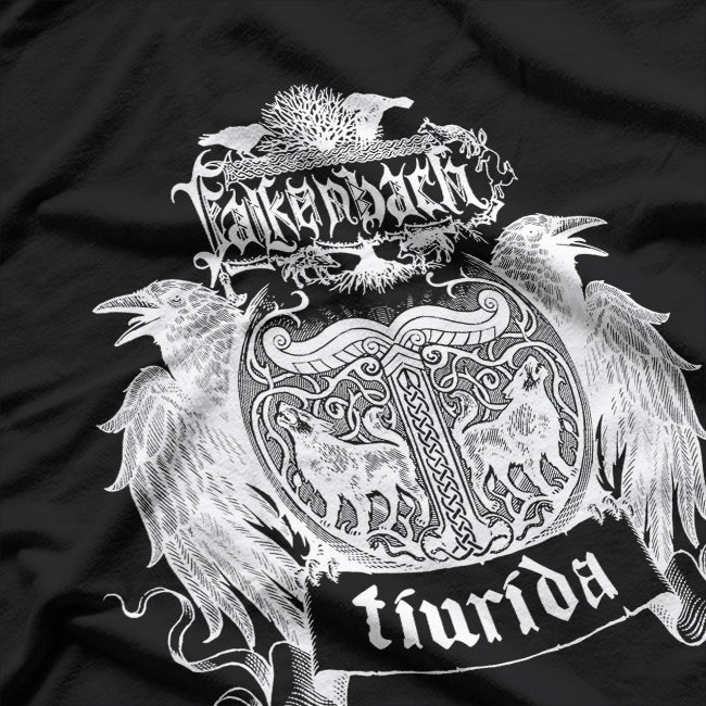 Falkenbach Tiurida – German Folk Metal Band Vintage Graphic RZ T-Shirt